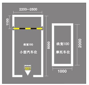 蘇州物業地下車庫劃線方案,地下車庫停車位劃線怎么施工?